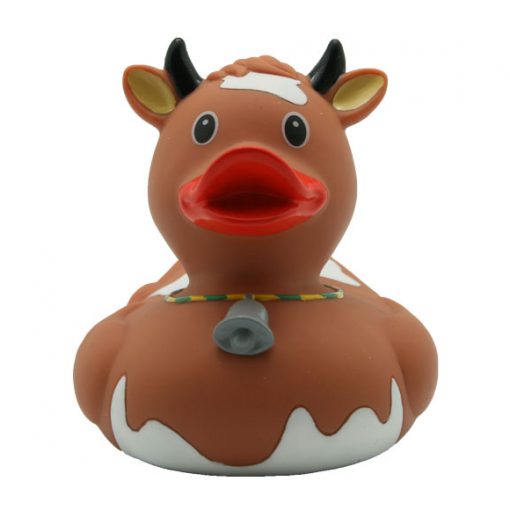 cow rubber duck brown