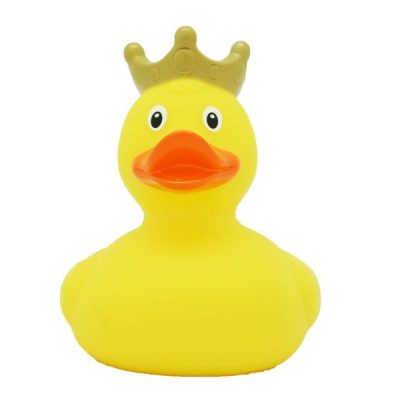 yellow crown rubber duck
