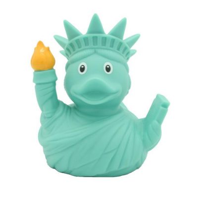 Rubber Duck Lady Liberty Paperella di gomma