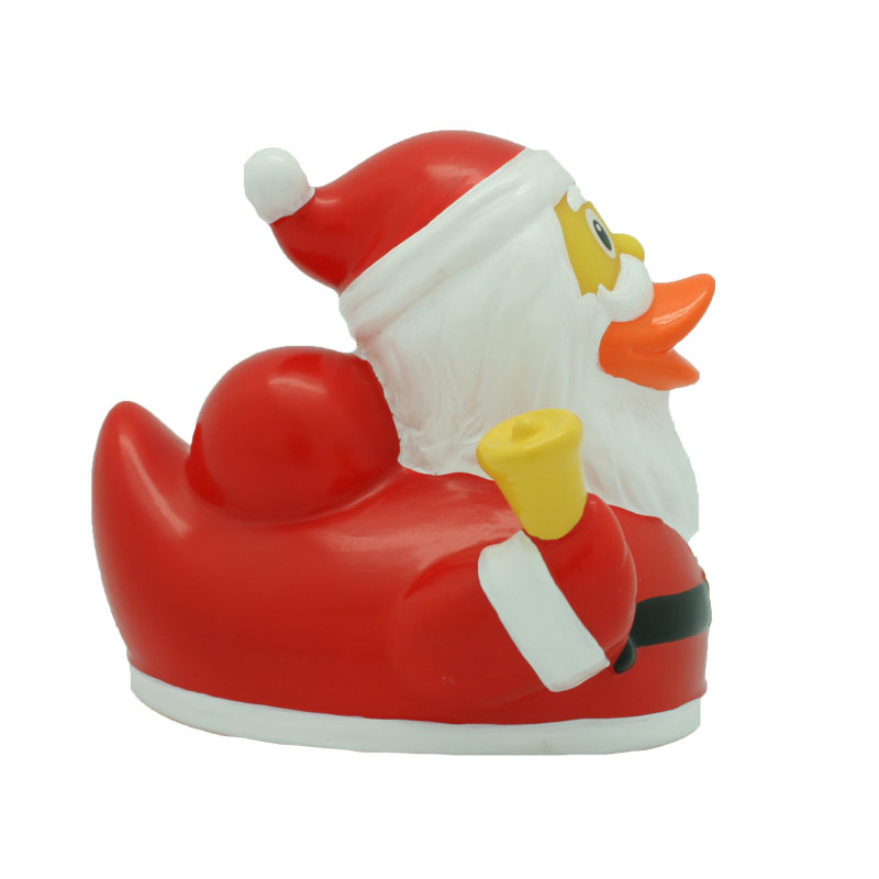 rubber duck with santa hat