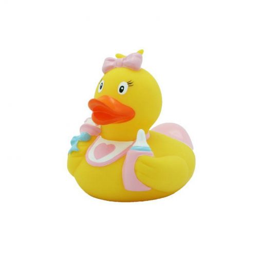 baby girl rubber duck