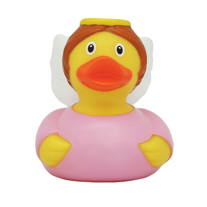 Guardian Angel Pink Rubber Duck | Buy premium rubber ducks online