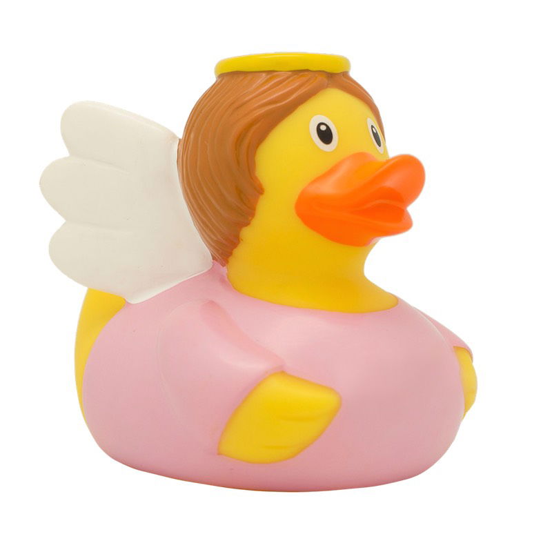 Guardian Angel Pink Rubber Duck | Buy premium rubber ducks online