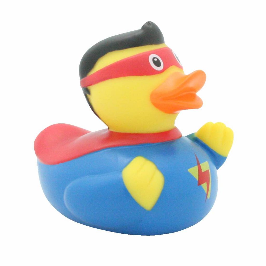 mini blue rubber ducks