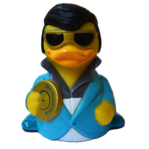 mini blue rubber ducks