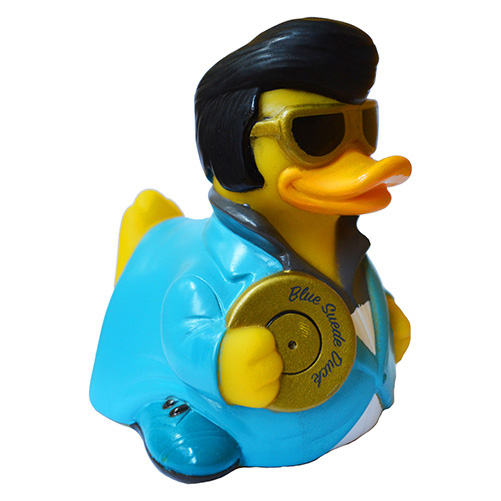 mini blue rubber ducks