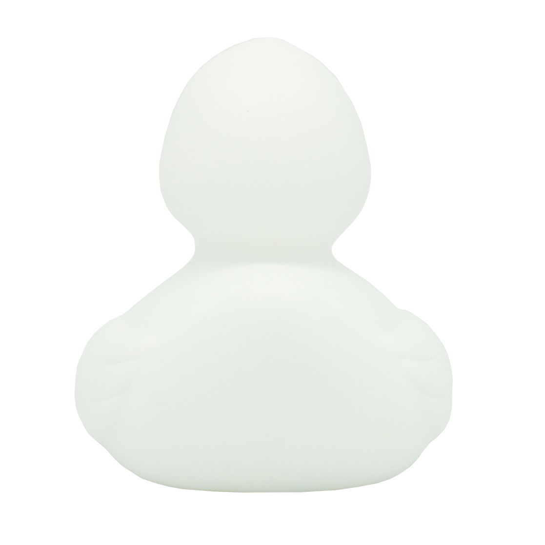 black and white rubber duck