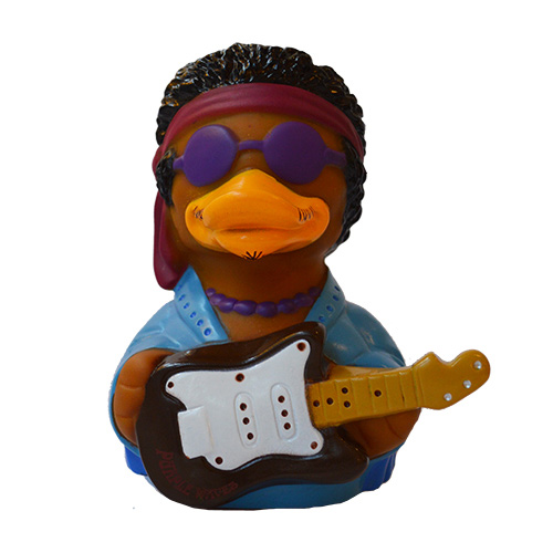Purple Waves Woodstock CelebriDuck Rubber Duck NIB Purple Waves Woodstock CelebriDuck Rubber Duck NIB