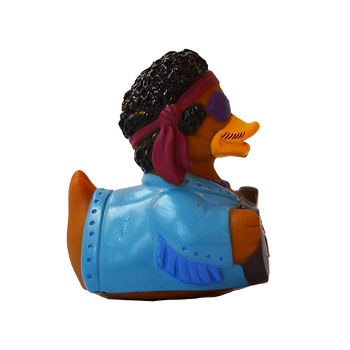 purple rubber duck