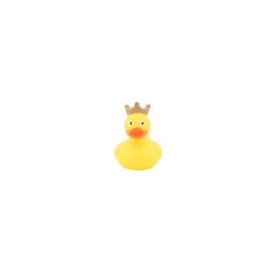 Mini yellow rubber duck crown front Amsterdam Duck Store
